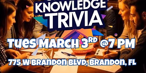 General Knowledge Trivia @ Winghouse Bar & Grill Brandon