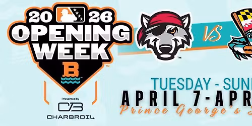 Chesapeake Baysox Opening Week Home Games
