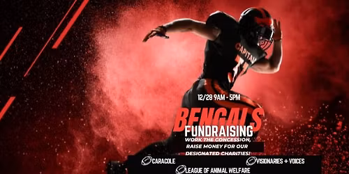 Bengals Concession Stand - Designated Charity Fundraiser!!
