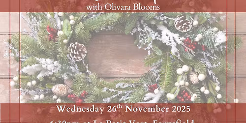 Luxury Christmas wreath making - le petit vert 