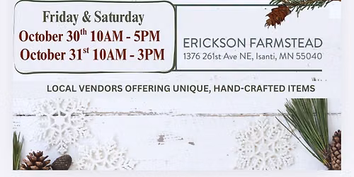 Autumn and Holiday Artisan Market