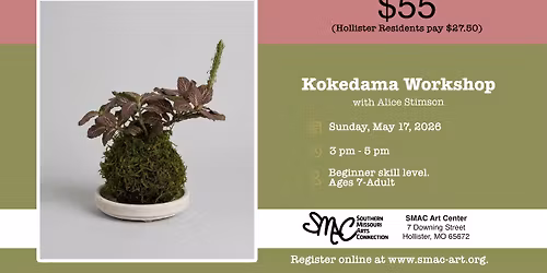 Kokedama Workshop with Alice Stimson