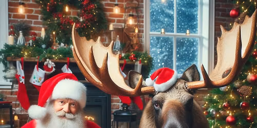 Pizza Paws with Santa Claus