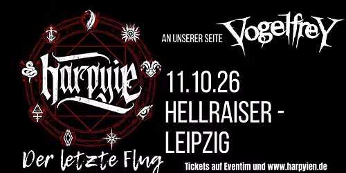 HARPYIE & Vogelfrey - "Der letzte Flug" Abschiedstour Leipzig