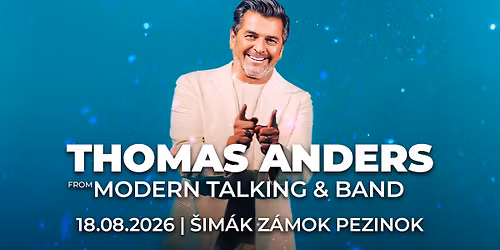 Thomas Anders from Modern Talking & Band na z\u00e1mku