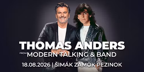Thomas Anders from Modern Talking & Band na z\u00e1mku