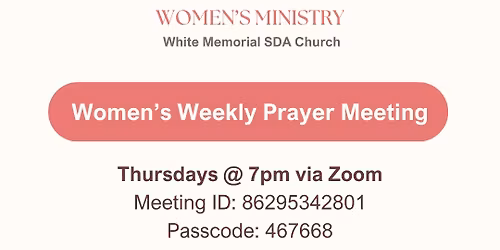 WMC Women\u2019s Prayer Meeting