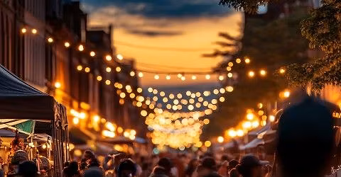 Avondmarkt in Opwijk