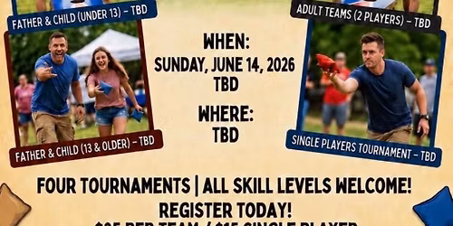 Father\u2019s Day corn hole tournament 