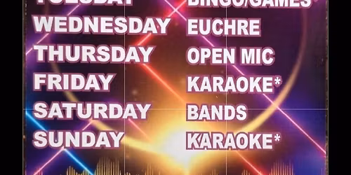 Sunday fun night of Karaoke 