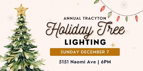 Tracyton Community Tree Lighting