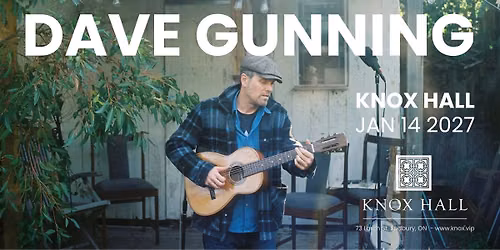 DAVE GUNNING - LIVE at Knox Hall