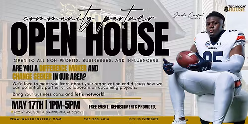 GREEDY HOUSE COMMUNITY PARTNER OPEN HOUSE