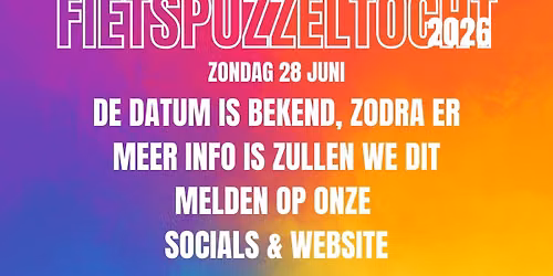 Fietspuzzeltocht 2026