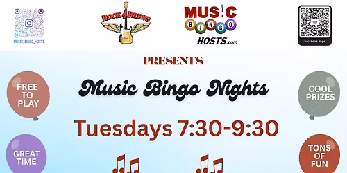 Tuesday Night Music Bingo