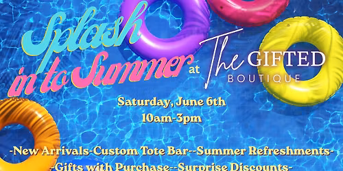 Splash in to Summer