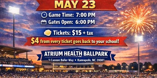 Spirit Night at the Cannon Ballers - End of Year Celebration!