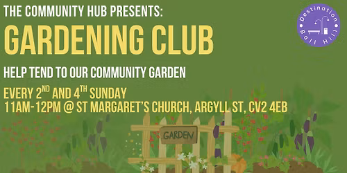 2026 - Tend to the Community Garden at St Margaret's