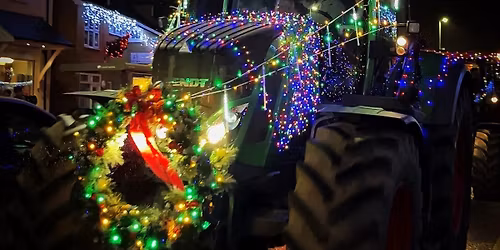 Farmer's Tractor Run (Passes by The Star, West Leake)