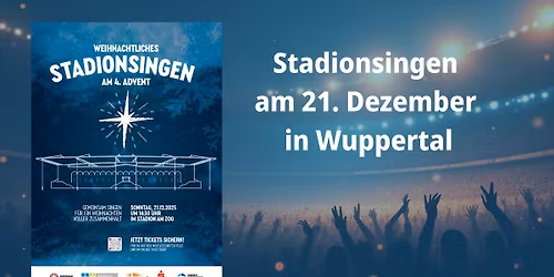 Weihnachtliches Stadionsingen am 4. Advent