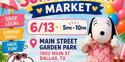 SNOOPY SUMMER BASH MARKET