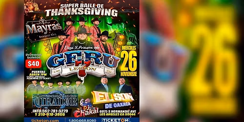 GERU Y SU LEGION 7, CONJUNTO TIRADOR & MAS