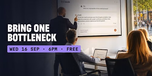 AI Clinic 01: Bring one bottleneck, leave with a solution (Mississauga)