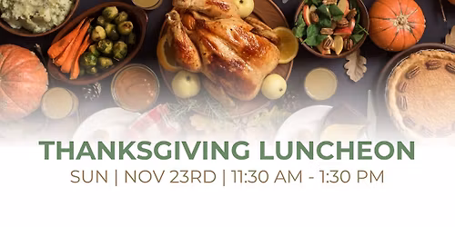 Thanksgiving Luncheon