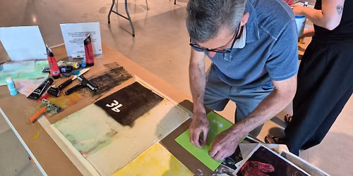 My Memories, My Story: Printmaking Activity at Ann Arbor Top of the Park Festival