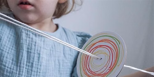 FREE Kids Crafts: Make your own paper spinners