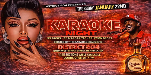 Three Dollar Thursdays + Karaoke at District 804