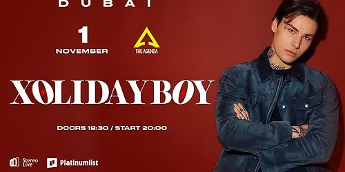Xolidayboy Live at The Agenda in Dubai