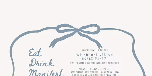 3rd Annual Vision Board Party