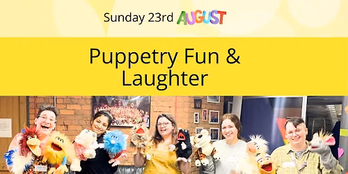 Holiday Puppet Fun & Laughter in Manchester - all ages welcome (Urmston) 