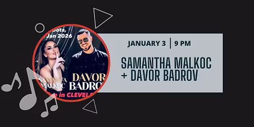 Samantha Malkoc + Davor Badrov @ The Club!