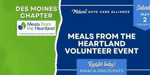 Des Moines Chapter: Meals From the Heartland Volunteer Event