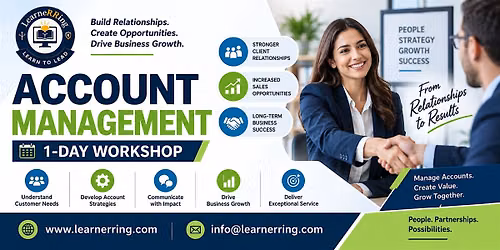 Account Management 1-Day Workshop New York