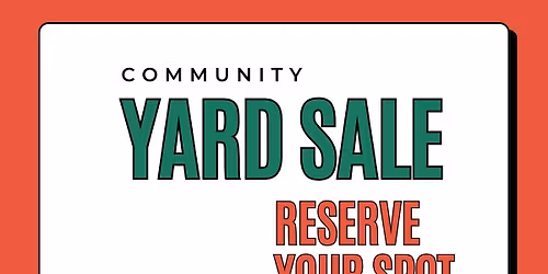 Community Yard Sale