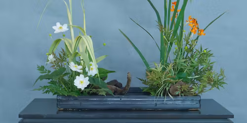 Ikebana .... with a touch of red by the Ohara school of Ikebana