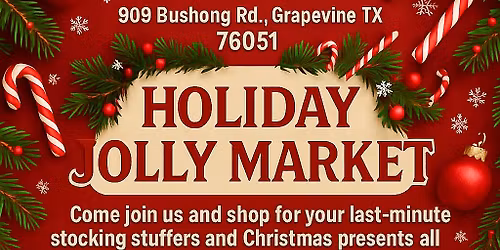 Holiday jolly vendor market 