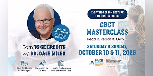 CBCT Masterclass with Dr. Dale Miles