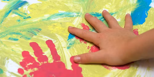 Finger Painting Flowers - Yard Stop Kid's Club