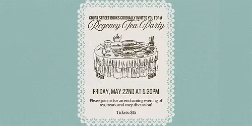 Regency Tea Party