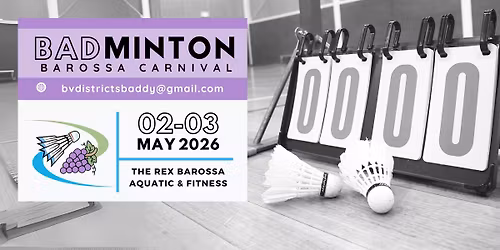 2026 Barossa & Districts Badminton Over 35's Carnival