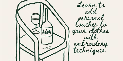 Sip & Stitch: a queer decorative stitching workshop