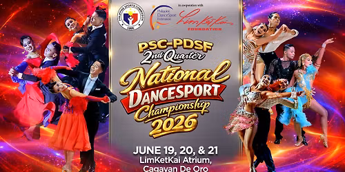 PSC- PDSFI 2nd Quarter National Dancesport  Championship 2026