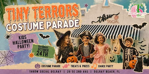 Lil Flockers: Halloween Brunch & Costume Parade @ THR\u014dW Social Delray!