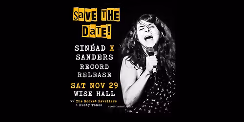 Sin\u00e9ad X Sanders Record release - Sat Nov 29 - Wisehall Vancouver