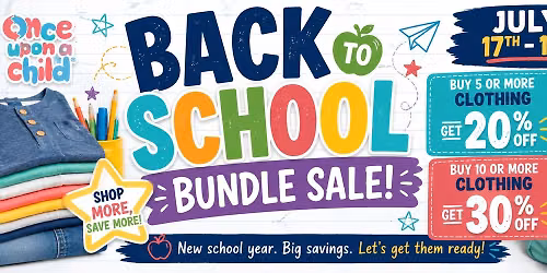 Back to School Bundle Sale! - Once Upon A Child S Tampa