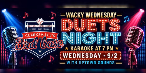 Wacky Wednesday Duets Karaoke